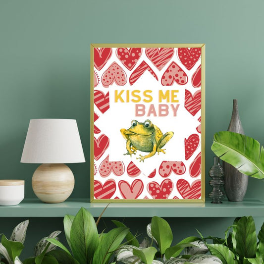 Kiss Me Baby Print