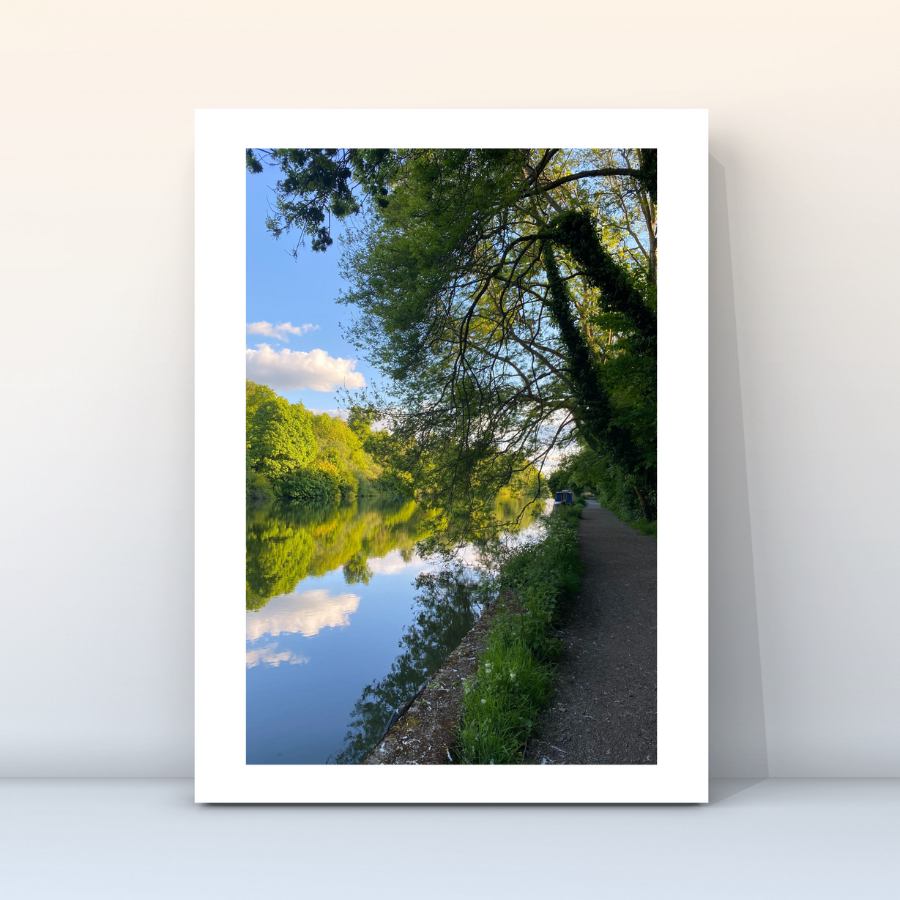 River Mirror Print