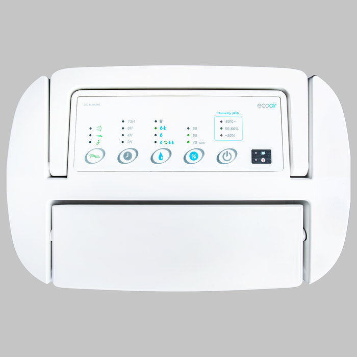 EcoAir DD3 Slimline - White Dehumidifier - 10L/Day - Image 2