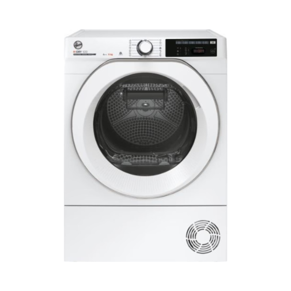 Hoover NDE H9A3TCE-80/N - Wi-Fi Connected White 9KG Heat Pump Condenser Dryer - C energy