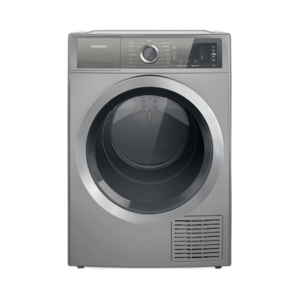Hotpoint H8 D94SB UK - Silver 9KG Heat Pump Condenser Dryer - A+++ energy