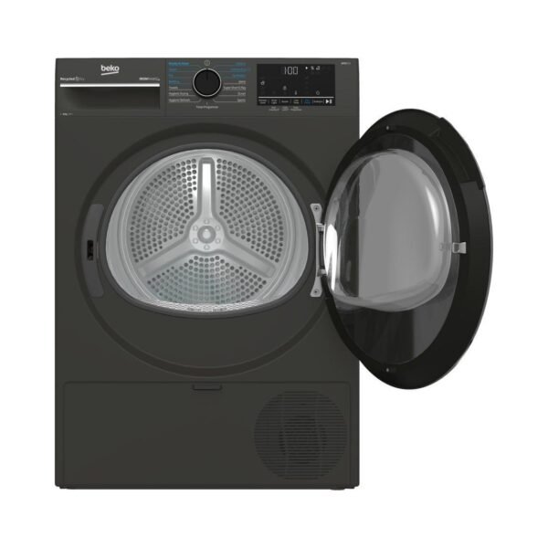 Beko B5T4923I Freestanding Graphite 9kg Heat Pump Tumble Dryer with IronFinish™ - A++Rated