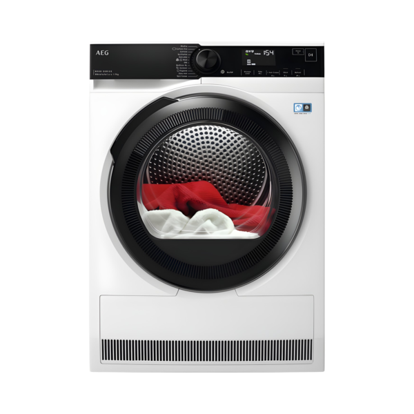 AEG TR849P4B - White 9KG Heat Pump Condenser Dryer - A++ energy